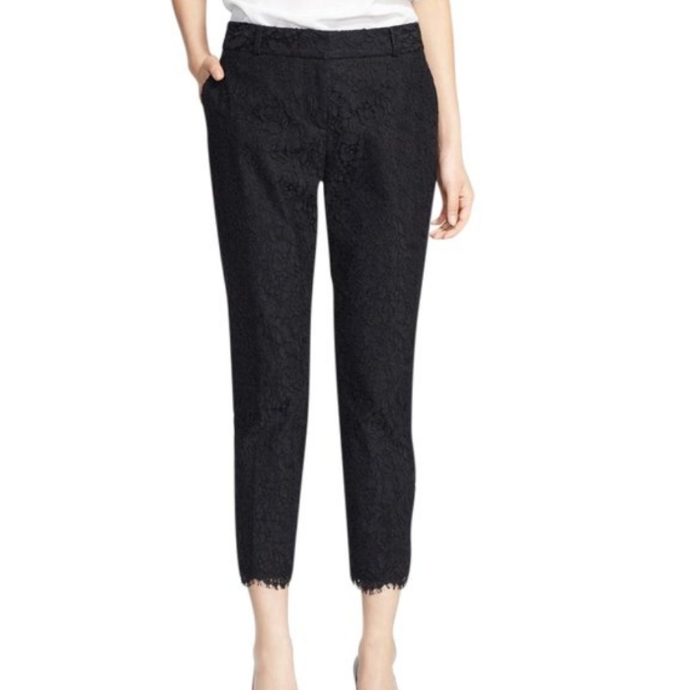 Kate Spade  Jackie lace crop pants